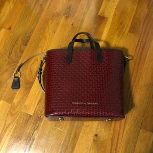 Dooney and Bourke Woven Leather Handbag